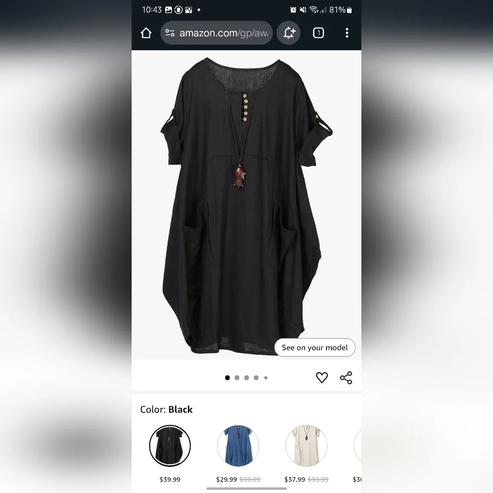 Linen Dress - Picture 8 of 11